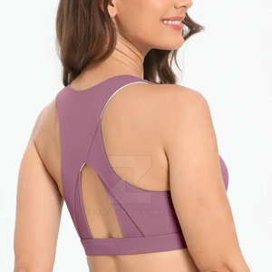 Soutien-gorge de sport respirant et sans couture à maintien élevé, écologique, pour le yoga, le fitness et les entraînements à domicile - Product Image 3