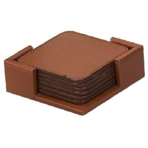 Posavasos de cuero genuino hecho a mano para mesa de comedor, decoración para el hogar, cocina - Product Image 2