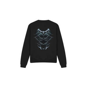 Sudaderas con capucha unisex de gran tamaño con logotipo personalizado con diseño de puff en relieve y detalle de diamantes de imitación y sudaderas en blanco de peso pesado para imprimir - Product Image 4