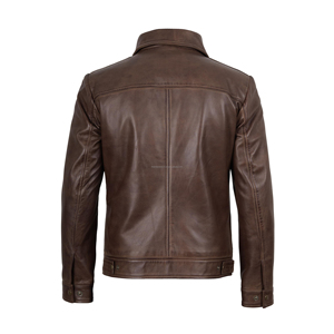 Chaqueta De cuero resistente a prueba de viento para hombre de alta calidad con logotipo personalizado chaqueta de moda precio de venta al por mayor para hombre - Product Image 2