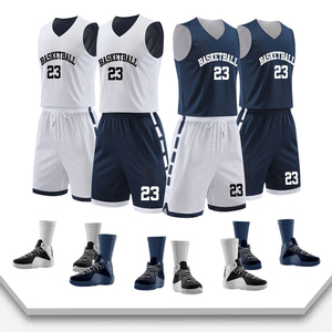 Conjunto de Uniforme de Baloncesto Profesional, Jersey y Pantalones Cortos Personalizados para Equipo, Ropa Deportiva Atlética, Absorbe la Humedad, UPF 50, Elástico en Cuatro Direcciones - Product Image 2