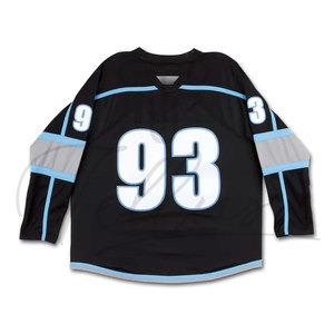 Nuevo Diseño de Jersey de Hockey sobre Hielo 100% Poliéster Transpirable de Secado Rápido Servicio OEM Personalizado TELLUS APPAREL Precio Económico al por Mayor - Product Image 5