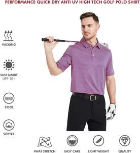 Polos informales de alta calidad OEM a precio de fábrica para hombre, Polo bordado transpirable de secado rápido a granel para Polo personalizado - Product Image 5