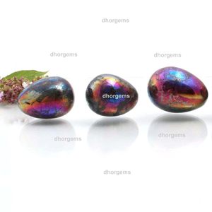 Peinture dentaire en cristal d'ange aura, pierres montées par hp, quartz rose, lune, cristal, à 3 points - Product Image 5