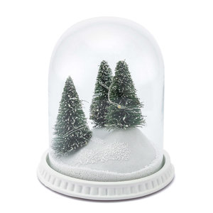 Globo de Agua y Globo de Nieve de Resina Artificial con Caja Musical, Decoración Navideña y Regalo, Marca Xinlin QO20054 9.1x9.1x10.3 CM - Product Image 1