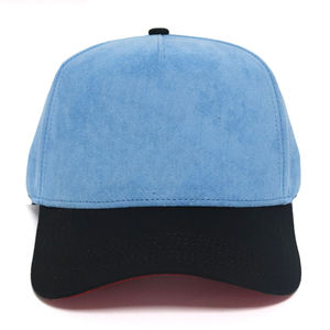 classic suede leather <b>baseball</b> hat unisex adjustable structured <b>cap</b> elegant <b>plain</b> custom made fashion headwear casual style - Product Image 6