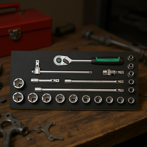 Juego de Llaves de Trinquete Stahlwille de 3/8'' con Accesorios y Vasos - Product Image 3