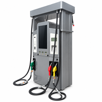 Dispenser Bahan Bakar Digital 27 Inci dengan 6 Nozzle, Pembayaran QR, dan Pemutaran Iklan untuk SPBU