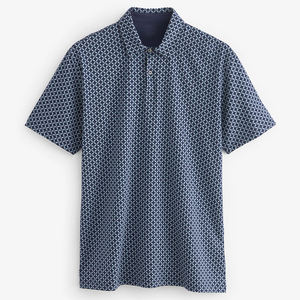 2025 Nueva camiseta de manga corta de verano para hombre, camisa POLO bordada con solapa suelta de moda de negocios informal, camisa transpirable para hombre - Product Image 5