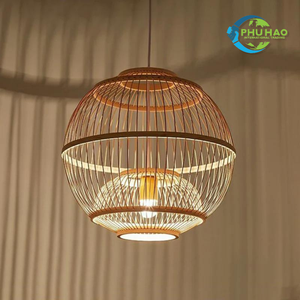 Vibrance de la nature: LUSTRES DE LANTERNE EN BAMBOU DE ROTIN créant des atmosphères sereines pour la maison Restaurant Resort Garden - Product Image 6