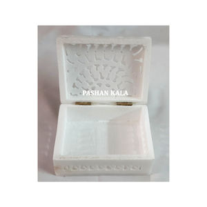 Best Design Of Lightweight White Marble Carving Rectangular Shape Jewelry Boxes Of Bulk Quantity In Jewelry <b>Sweet</b> Packaging <b>Box</b> - Product Image 1