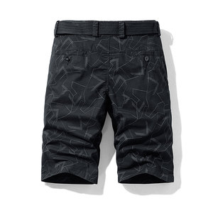 EXPANZA Pantalones Cortos Casuales de Lona para Hombre, Estilo Urbano, Cintura Elástica, Transpirables, Diseño Personalizado, Color Sólido, Calidad OEM - Product Image 1