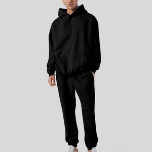 2025 nuevos conjuntos de chándal de moda para hombre, con capucha y pantalones para mujer Sudadera, Jersey CON CAPUCHA DE Color sólido + Pantalones, traje, conjuntos de ropa deportiva informal para hombre - Product Image 1