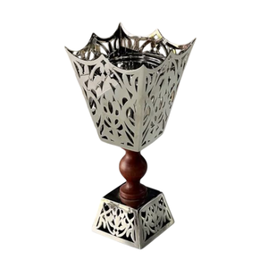 Haute Qualité Or Métal Bakhoor Brûleur Parfum Diffuseur Titulaire Moderne Brûleur D'encens Organisateur Pour Les Mariages Religieux D'été - Product Image 5