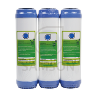 Cartouche filtrante UDF au charbon actif granulaire 10 Taiwan pour filtration d'eau potable domestique manuelle, marques OEM, capacité 2000 GAL