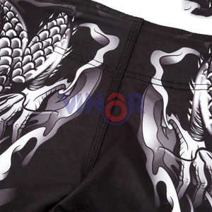 Vente en gros Short MMA avec étiquette imprimée personnalisée et logo Équipement de combat personnalisé Short MMA OEM pour arts martiaux - Product Image 2