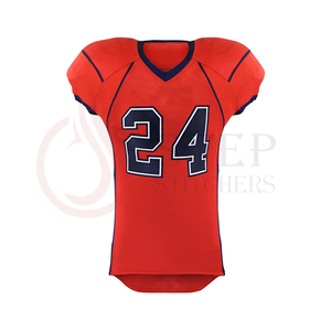 Custom Sublimated Team Name Logo Number Printing Sports Football Wear Uniform <b>Jackets</b> Men Football <b>Jerseys</b> - Product Image 2