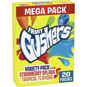 Gushers, Bocadillos con Sabor a Fruta, Paquete Variado, Gushers Variados en Paquete de 2, Super Ácidos de Frutas y Sabores Mixtos - Product Image 6