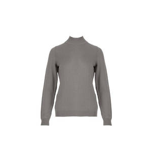 เสื้อสเวตเตอร์ถักคอเต่าครึ่งตัวปักลายสไตล์เกาหลีสำหรับผู้หญิง - Product Image 1