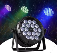 Nouvelle Arrivée Young Stage Éclairage de Scène Portable Économique 18 LED UV 6-en-1 en Aluminium Écologique, Étanche et Durable avec HDMI pour Fêtes