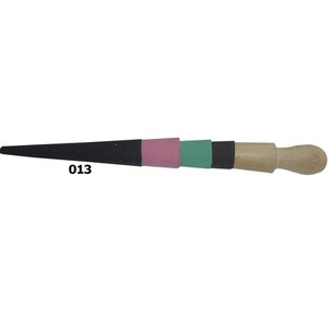 Los granos surtidos de concha de esmeril con cono de madera ayudan a lograr una superficie lisa y pulida en piezas de joyería de metal - Product Image 3