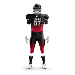 Ensemble de shorts de football américain personnalisés 100% polyester respirant à séchage rapide antibactérien anti-UV, tailles plus grandes disponibles - Product Image 4