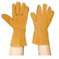 Gants en cuir Gants de sécurité Gants de travail Pakistan Fournisseur d'usine Gants de soudage industriels dans un prix d'usine sur mesure