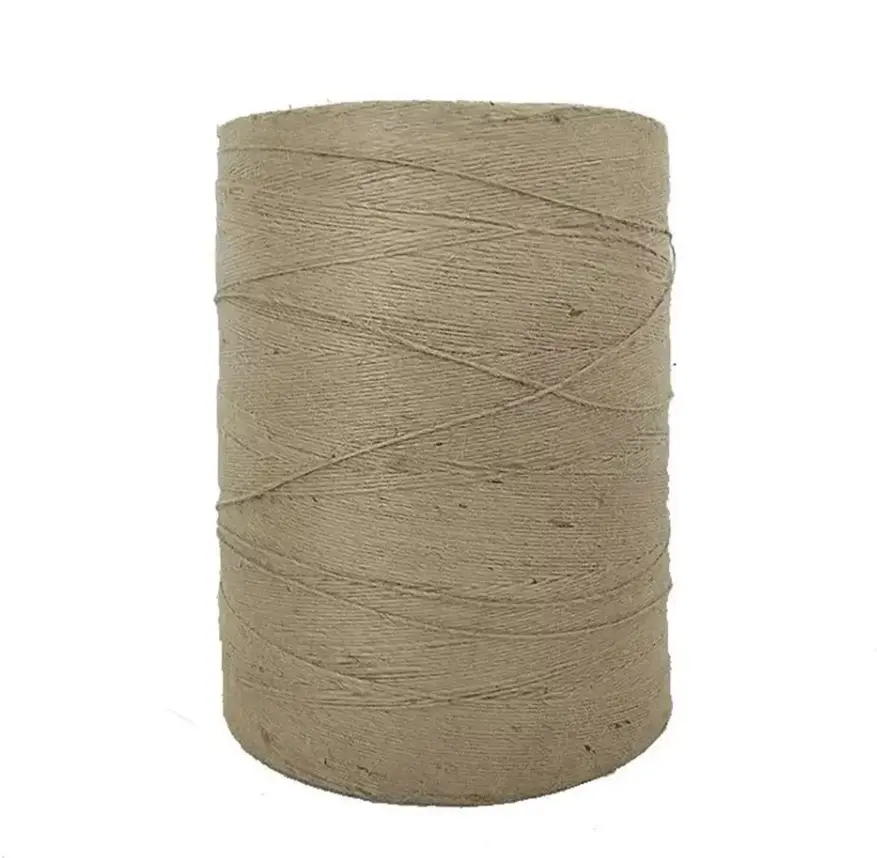 Filato di iuta 14 libbre/1 velo CB fibra di iuta prezzo economico filato di iuta dal Bangladesh naturale di alta qualità 100 Anti Unifo