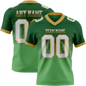 เสื้อฟุตบอลอเมริกันแบบกำหนดเองสำหรับผู้ชาย วัยรุ่น และผู้ใหญ่ ผ้าโพลีเอสเตอร์ระบายอากาศ ชุดกีฬา ชุดทีมแบบส่วนตัว - Product Image 1