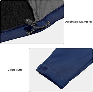 Veste Softshell imperméable d'extérieur personnalisée de qualité supérieure pour femmes manteau à capuche d'hiver léger et respirant avec chapeau détachable - Product Image 4