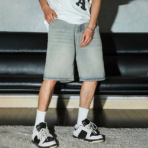 2021 nuevo verano 100% algodón sólido pantalones cortos hombres alta calidad Casual negocios Social cintura elástica hombres pantalones cortos 10 colores pantalones cortos de playa - Product Image 2