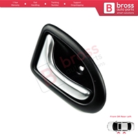 Poignée de porte intérieure gauche BDP79, couleur chrome, type tige, pour Clio 2, Scenic, Megane 1, Trafic, Master 2, Mascott, Logan 1, Movano, Vivaro A