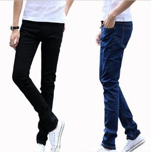 Wholesale <b>Men</b> Classic Jeans Pant Hot Selling Casual Pencil <b>Stretch</b> Fashion Customized Comfortable High Waist Snow Wash 100% - Product Image 1