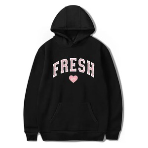 Fresh Love Merch Varsity Hoodies Sudaderas Otoño Invierno Moda Algodón Streetwear Hombres Mujeres Tallas grandes Ropa larga - Product Image 1