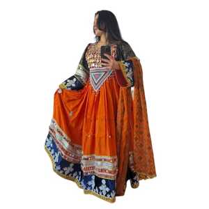 ชุดเดรส100% ชนเผ่าอัฟกันของผู้หญิงชุดเดรสเจ้าสาวผ้าลูกไม้สำหรับงานแต่งงานของผู้หญิงเสื้อผ้าของผู้หญิงจากอัฟกานิสถาน - Product Image 1