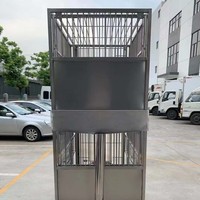 Cage d'élevage de laboratoire en acier inoxydable pour chien Lapin Singe Cochon Equipement vétérinaire