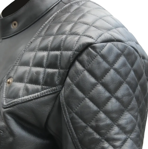 Chaqueta de moto de cuero de alta calidad personalizada para hombre, ropa de carreras de coches, transpirable e impermeable, la mejor opción para motociclistas - Product Image 4