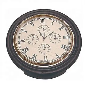 Nautical Desktop Clock Wholesale Vintage Look Compass Beautiful Unique Design Top Standard Product Good Quality Antique Design
