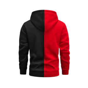 Sudaderas con Capucha para Hombre de Alta Calidad, con Cierre, Mezcla de Algodón Básica, Sin Cordones, 50% Poliéster, 50% Algodón, Cierre Completo - Product Image 2