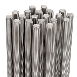 Haste roscada galvanizada DIN975 304 de aço inoxidável/aço GI 10mm 12mm M30 3/8" grau 4.8 8.8 unc zp