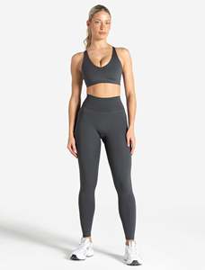 Venta al por mayor personalizado tormenta gris Allure Leggings favorecedor curvo cintura alta nueva y ropa activa moda gimnasio Leggings para mujeres - Product Image 4