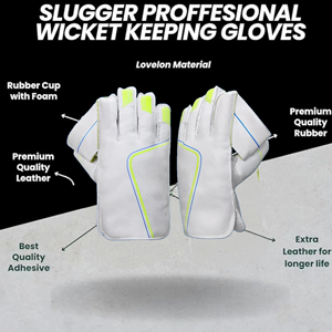 Gants de maintien de guichet de cricket légers personnalisés OEM en cuir PU poignée supplémentaire respirant durable gant de protection des doigts - Product Image 6