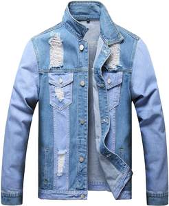 Veste en jean pour homme sur mesure, veste en jean de haute qualité, approvisionnement OEM - Product Image 1