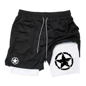 Pantalones cortos deportivos de verano para hombre, juego de baloncesto, entrenamiento, pantalones cortos para correr, pantalones cortos transpirables de malla de secado rápido - Product Image 2