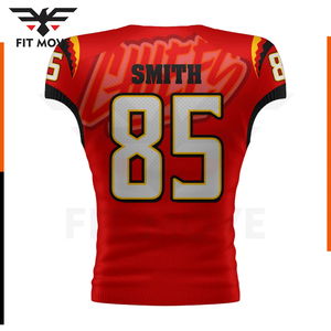 ปรับแต่งเสื้ออเมริกันฟุตบอลเย็บคุณภาพ เย็บปักถักร้อยระเหิดชื่อแบรนด์เสื้อผ้ากีฬา - Product Image 3