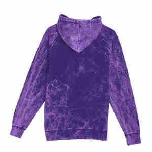 Sweat à capuche unisexe coupe oversize en molleton 100% coton, style streetwear, délavé à l'acide, avec logo et personnalisation sur mesure - Product Image 3