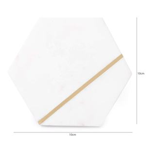 Eco Friendly Round <b>White</b> Marble <b>Coasters</b> Set of 4 with Stand Bar Wine <b>Coasters</b> for Table Wholesale Tea <b>Coaster</b> for Home Hotel - Product Image 3