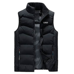 MOVA TEXTILES 2025 Veste matelassée à logo personnalisé, veste gonflée à bulles, veste en duvet, gilet, veste gonflée à demi-manches, veste gonflée pour homme - Product Image 1