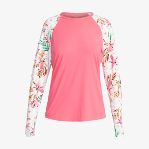 เสื้อแรชการ์ดแขนสั้น UPF50ผู้ชายผ้าโพลีเอสเตอร์/ ไนลอน140กรัมระบายอากาศได้ดีเป็นมิตรกับสิ่งแวดล้อมสำหรับผู้ใหญ่ - Product Image 2