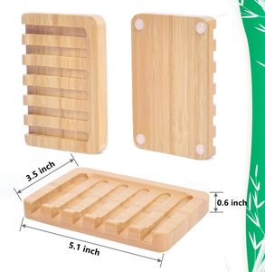 Bamboo <b>Soap</b> Dish <b>Set</b> - Product Image 4